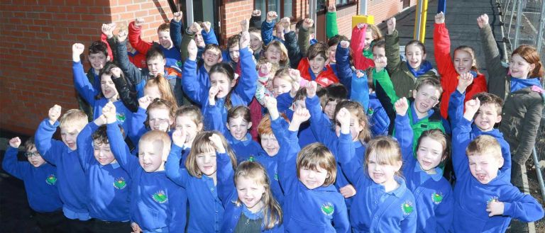 School children at Tirgwynt